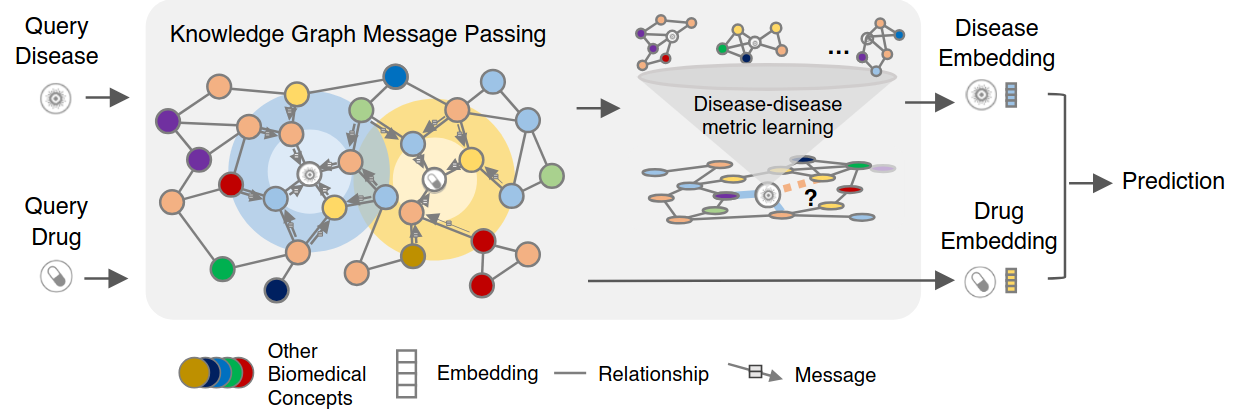 A foundation model for clinician-centered drug repurposing paper image