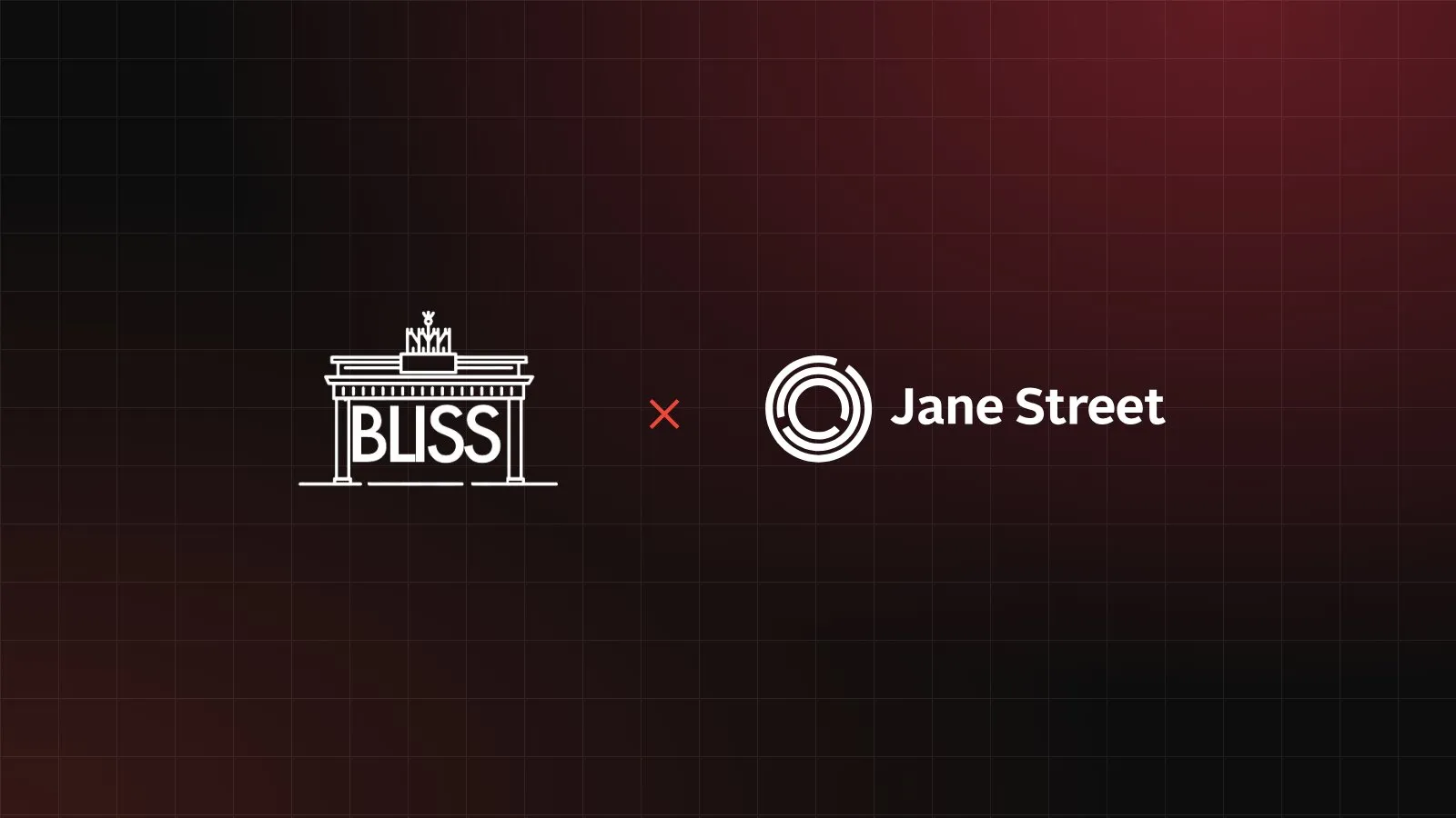 BLISS and Jane Street logos side by side
